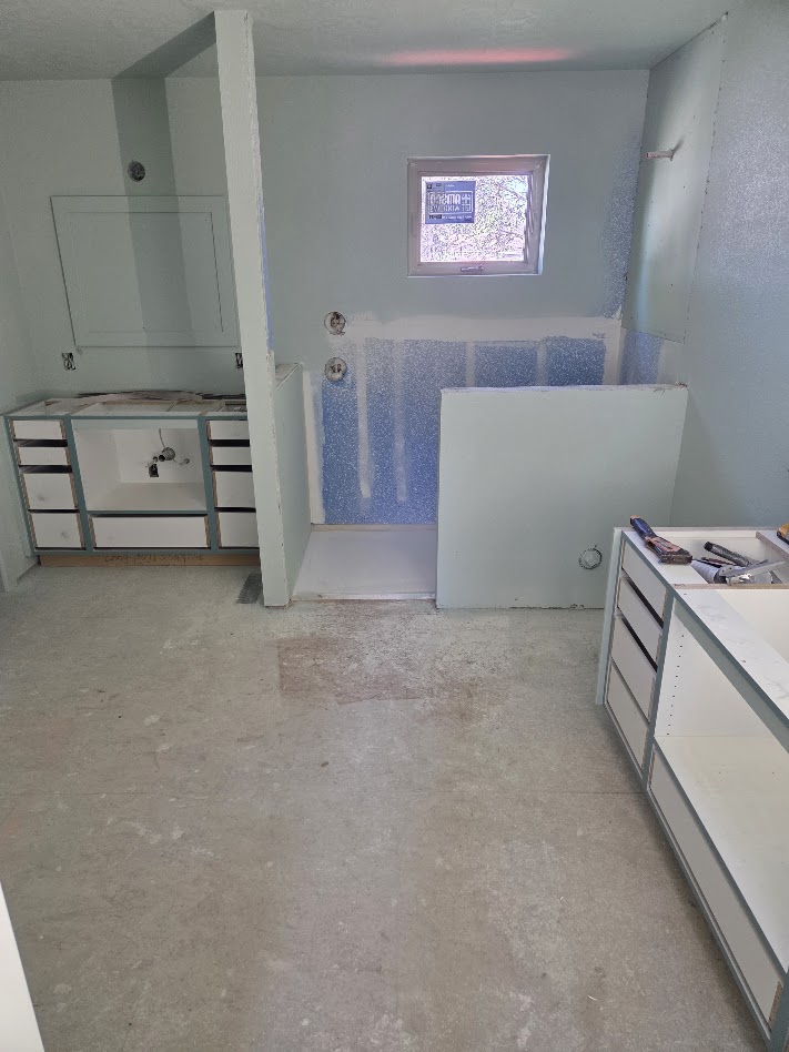 New Construction Master Bath Addition in Boise, ID before